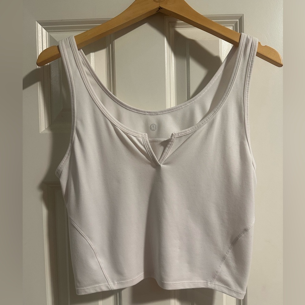 Lululemon Women’s Crop White Tank Top